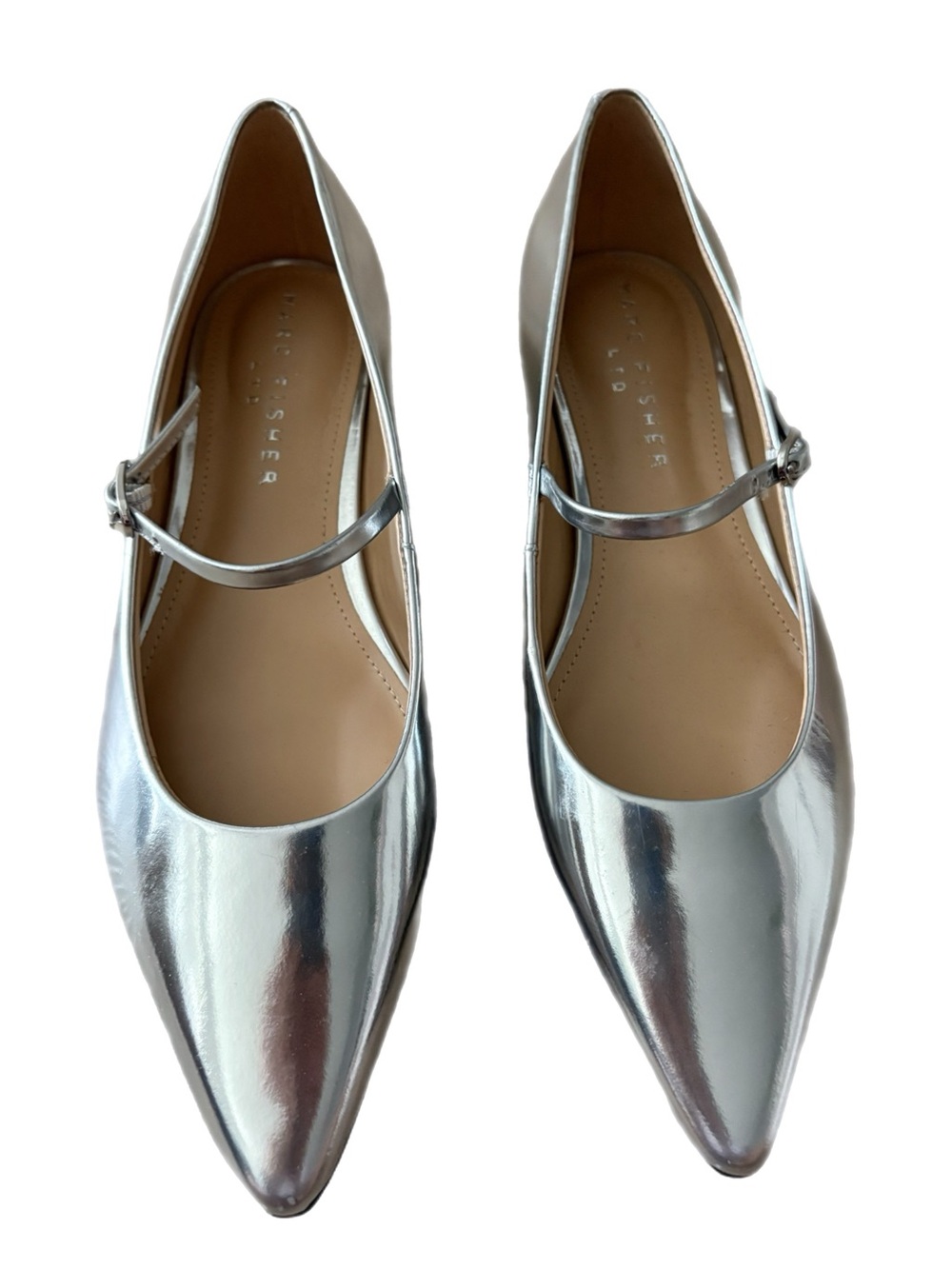 Marc Fisher LTD Trella Mary Jane Pointed Toe Flat Size 7